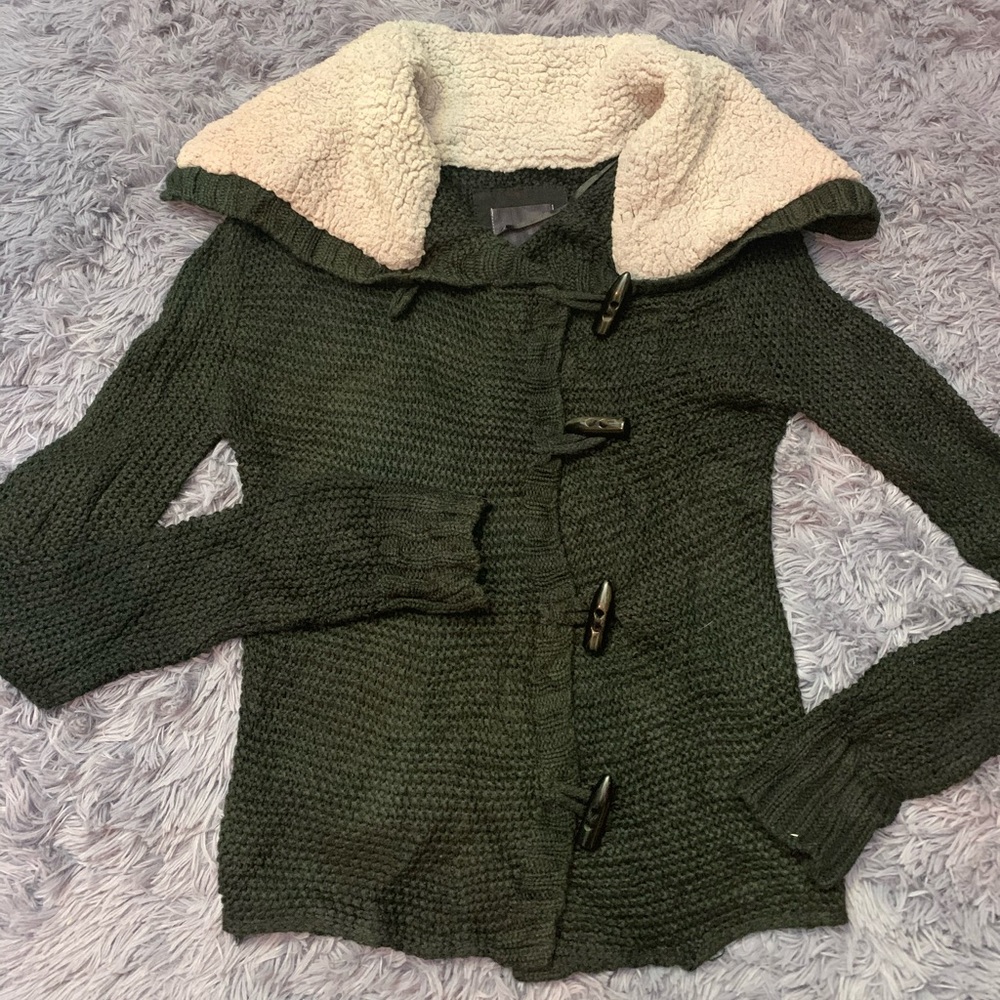 🧶Zara cozy button-up sweater🧶